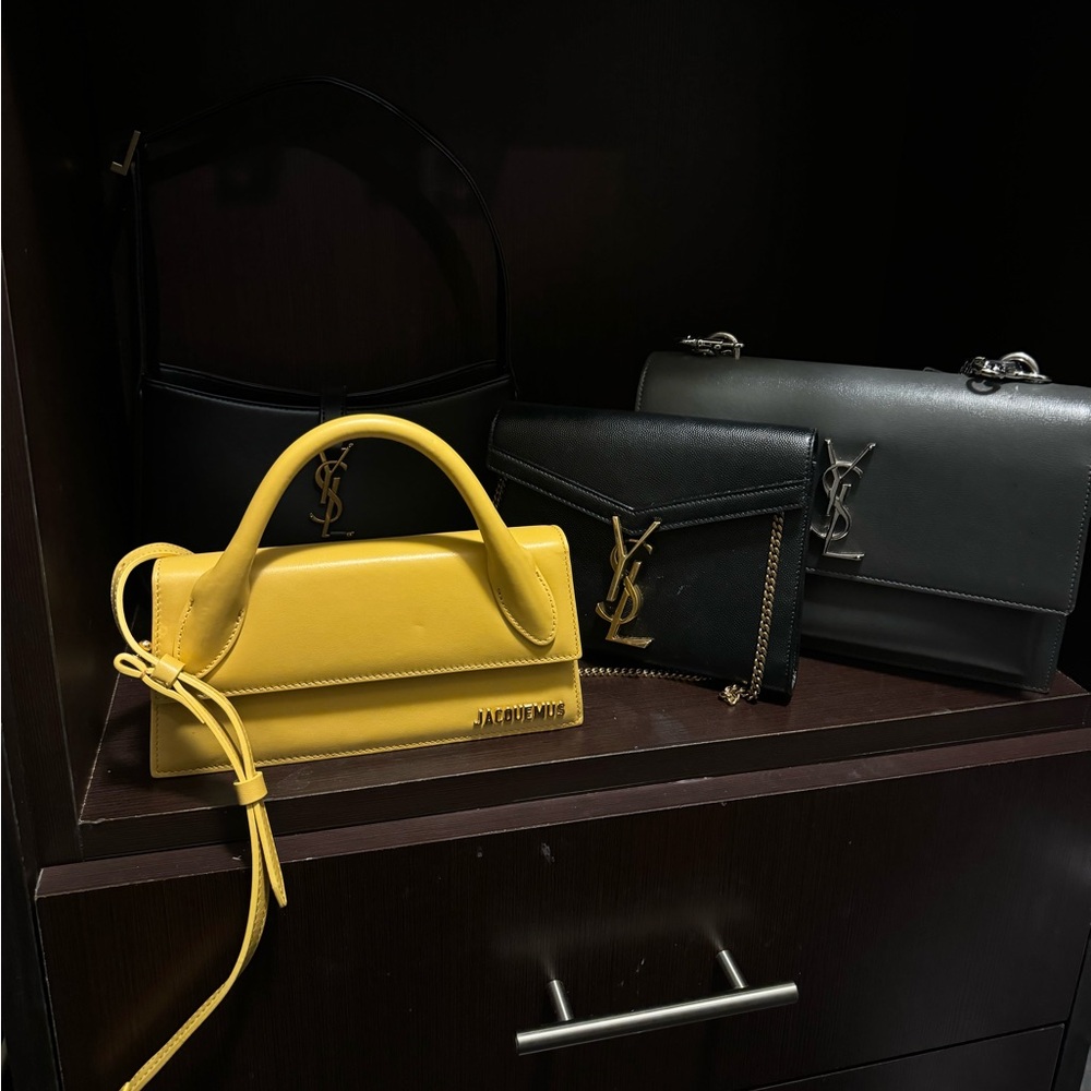 Jacquemus Le Chiquito Long Yellow Bag